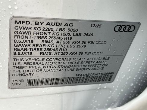 New 2026 Audi Q3 quattro 2.0T image 27