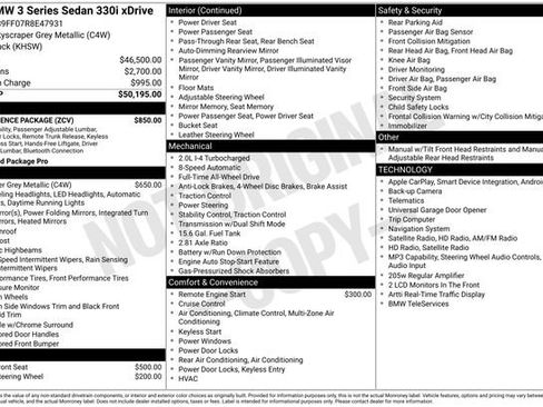 Used 2024 BMW 330i xDrive Sedan w/ Convenience Package AWD/4WD image 41