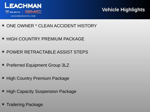 Used 2026 Chevrolet Silverado 1500 High Country w/ High Country Premium Package AWD/4WD image 4