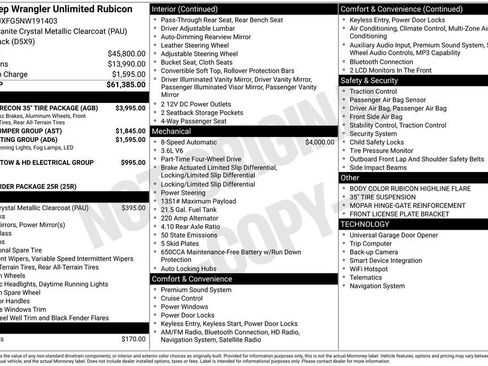 Used 2022 Jeep Wrangler Unlimited Rubicon w/ Xtreme Recon 35" Tire Package AWD/4WD image 6