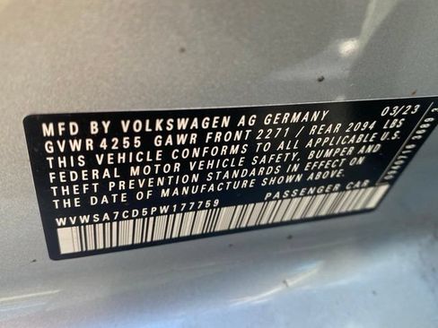 Certified 2023 Volkswagen GTI SE w/ Black Wheel Package FWD image 16