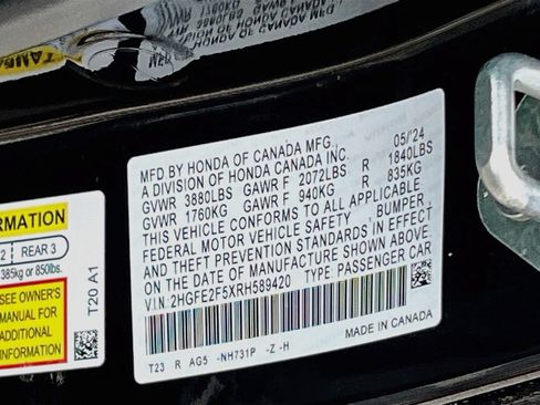 Used 2024 Honda Civic Sport image 29