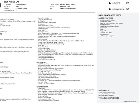 Used 2021 Kia K5 LXS image 5