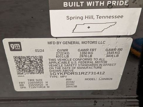 Used 2024 Cadillac XT6 Premium Luxury w/ LPO, Floor Liner Package AWD/4WD image 32