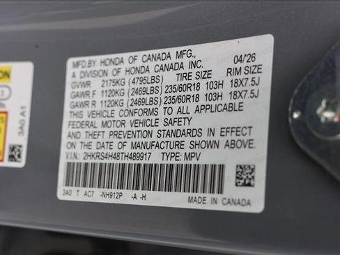 New 2026 Honda CR-V EX image 24