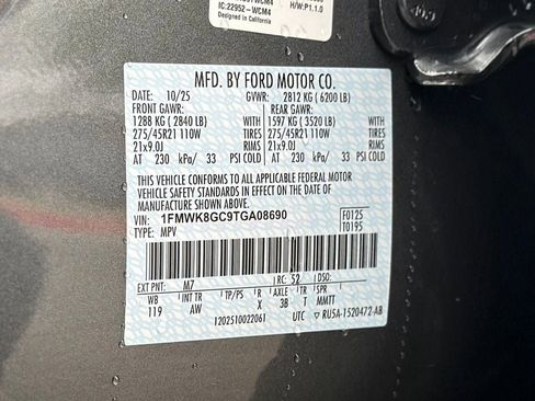 New 2026 Ford Explorer ST w/ Sun And Sound Package image 73