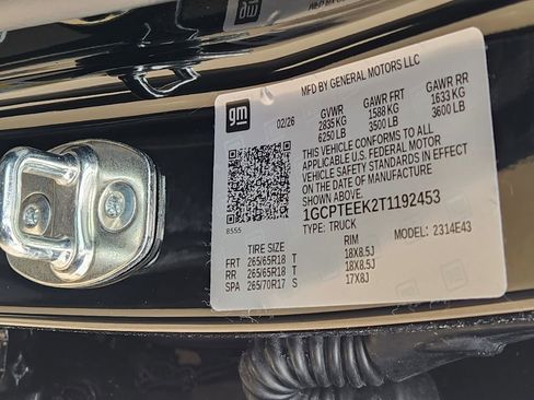 New 2026 Chevrolet Colorado Trail Boss AWD/4WD image 22