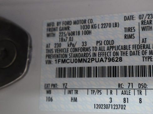 Used 2023 Ford Escape ST-Line FWD image 44