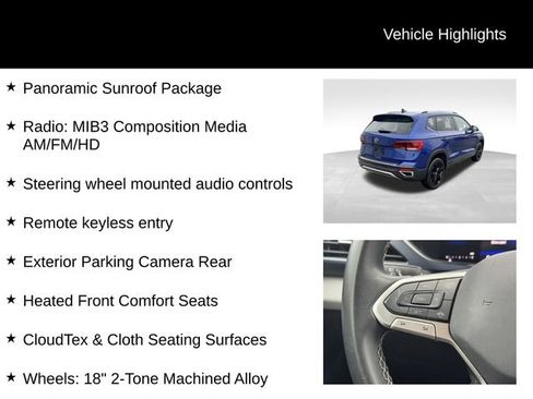 Used 2022 Volkswagen Taos SE image 6