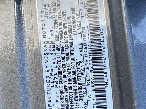 Certified 2026 Nissan Sentra S w/ Floor Mat Package FWD image 12