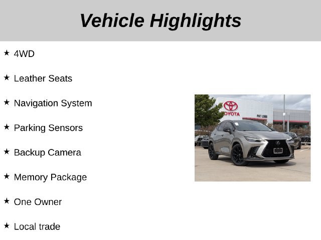Used 2024 Lexus NX 350 F Sport AWD/4WD image 5