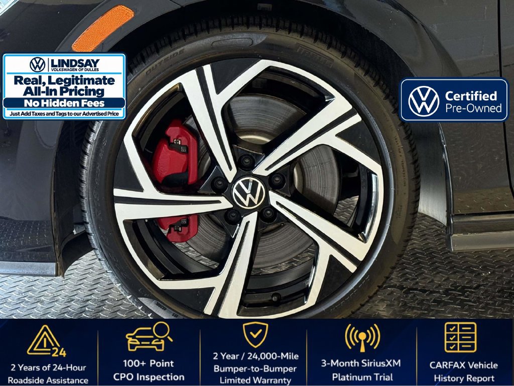 Certified 2025 Volkswagen GTI SE FWD image 8