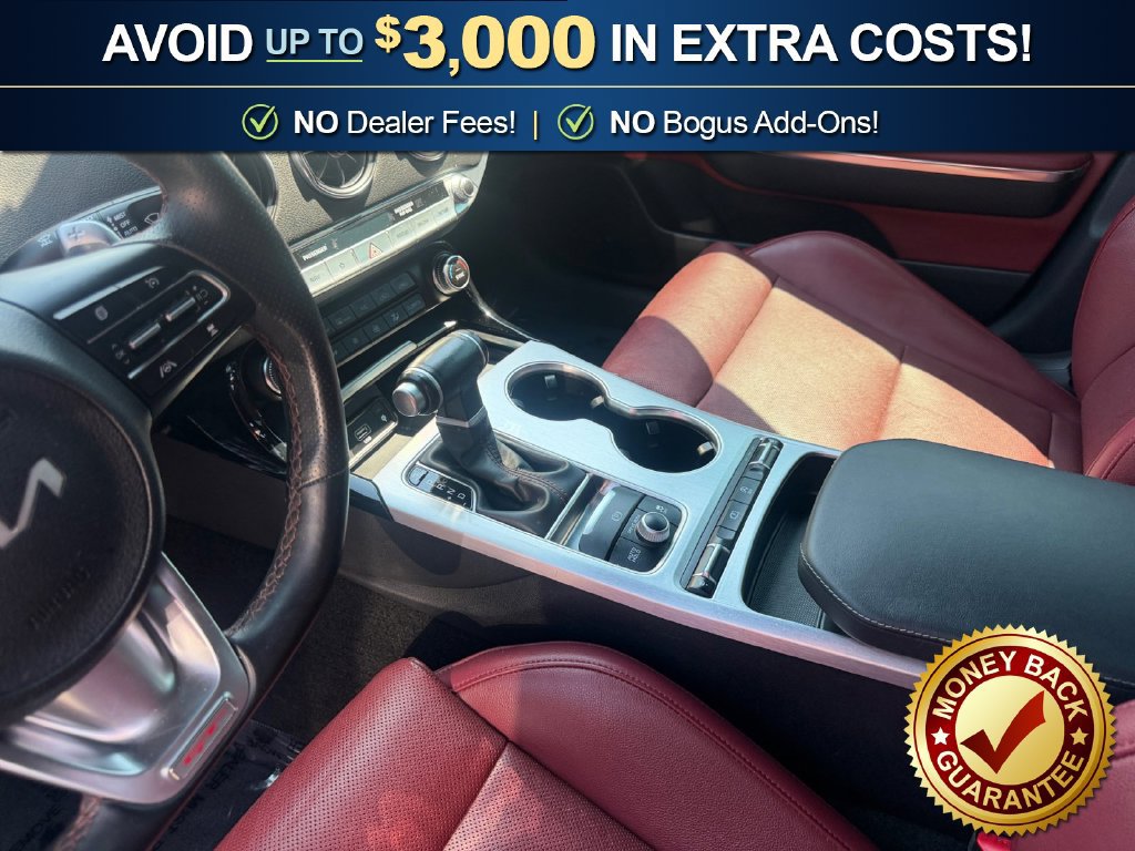 Used 2022 Kia Stinger GT1 w/ Red Interior Color Package RWD image 18
