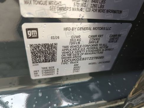 Certified 2026 Chevrolet Silverado 1500 LTZ w/ LTZ Convenience Package II AWD/4WD image 28