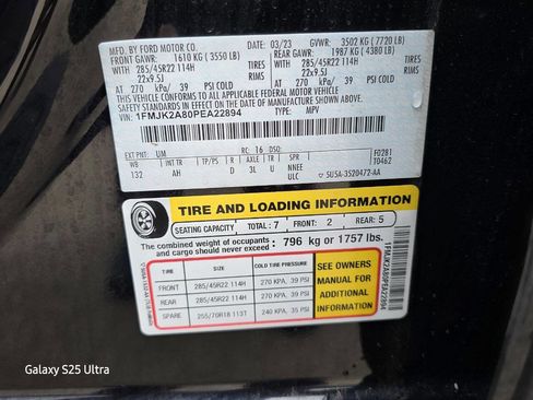 Used 2023 Ford Expedition Max Limited AWD/4WD image 37