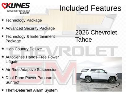 New 2026 Chevrolet Tahoe High Country