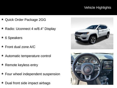Used 2021 Jeep Compass Limited AWD/4WD image 9