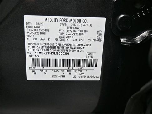 Used 2020 Ford Explorer Limited image 20