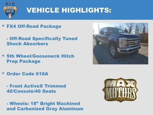 New 2026 Ford F350 Lariat w/ Lariat Ultimate Package AWD/4WD image 12