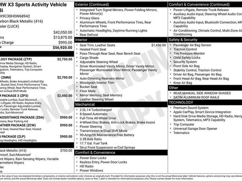 Used 2017 BMW X3 xDrive28i image 3