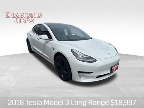 Used 2018 Tesla Model 3 Long Range AWD/4WD image 1