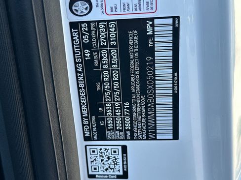 New 2025 Mercedes-Benz G 580 w/ EQ Technology image 34