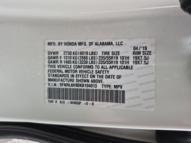 Used 2019 Honda Odyssey Elite image 14