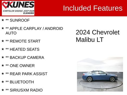 Used 2024 Chevrolet Malibu LT image 2