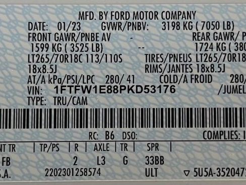 Used 2023 Ford F150 XLT w/ Equipment Group 302A High AWD/4WD image 60