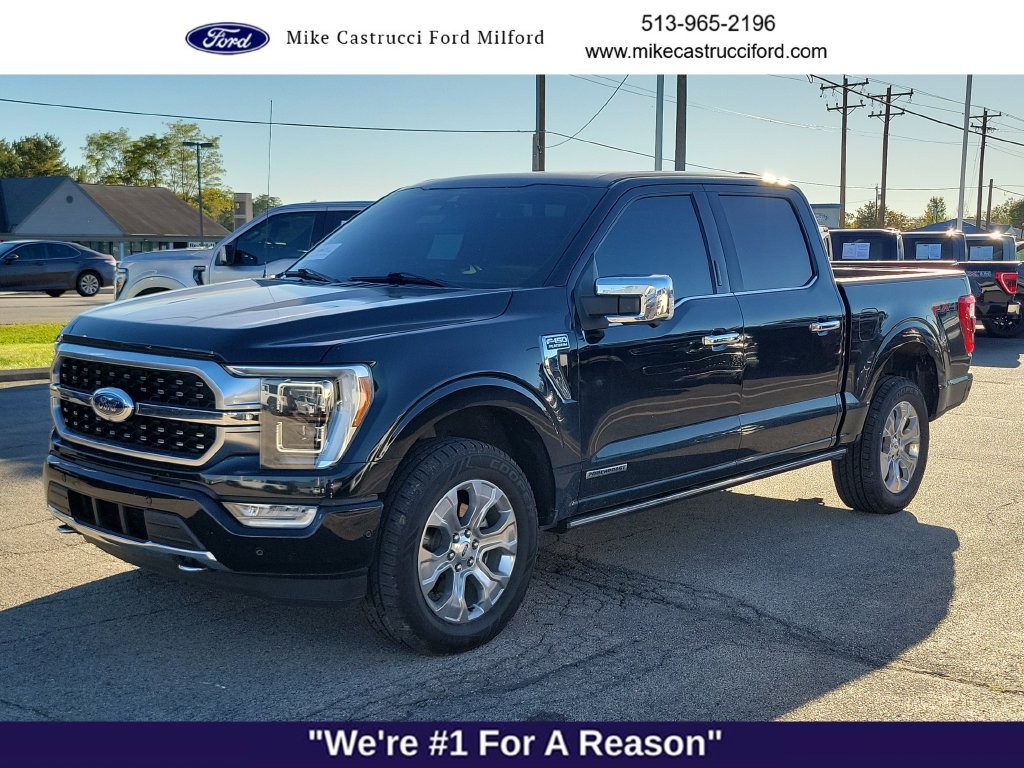 Certified 2021 Ford F150 Platinum w/ Equipment Group 701A High AWD/4WD image 1