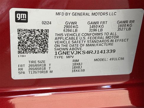 Certified 2024 Chevrolet Traverse Z71 image 32