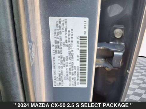 Certified 2024 MAZDA CX-50 AWD 2.5 S w/ Cargo Package image 36