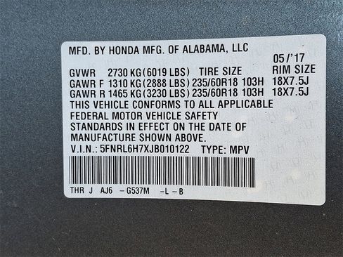 Used 2018 Honda Odyssey EX-L image 27