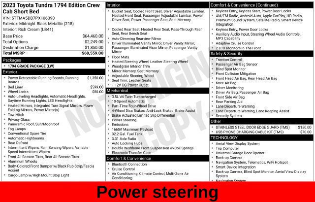 Used 2023 Toyota Tundra 1794 Edition AWD/4WD image 23