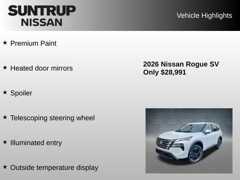 Used 2026 Nissan Rogue SV AWD/4WD image 40