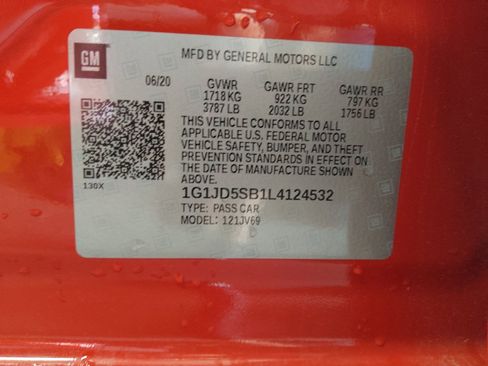 Used 2020 Chevrolet Sonic LT FWD image 33