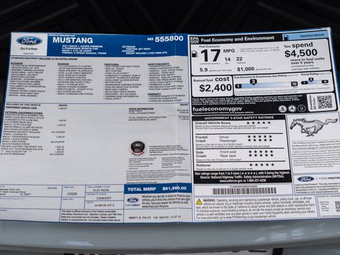 Used 2021 Ford Mustang Mach 1 w/ Equipment Group 700A image 38