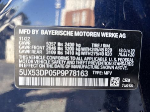 Used 2023 BMW X3 xDrive30i w/ M Sport Package image 33