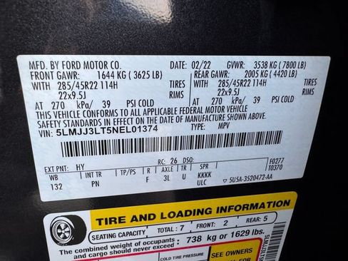 Used 2022 Lincoln Navigator L Reserve AWD/4WD image 35