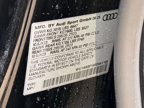 New 2025 Audi RS Q8 performance image 25