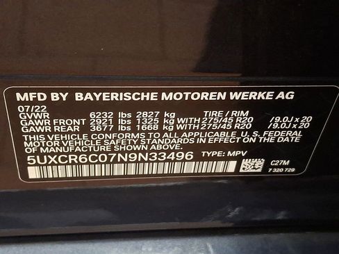 Certified 2022 BMW X5 xDrive40i w/ M Sport Package image 26