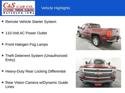 Used 2015 Chevrolet Silverado 1500 LT w/ All Star Edition AWD/4WD image 13