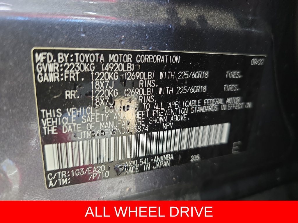 Used 2022 Toyota RAV4 XLE Premium AWD/4WD image 36