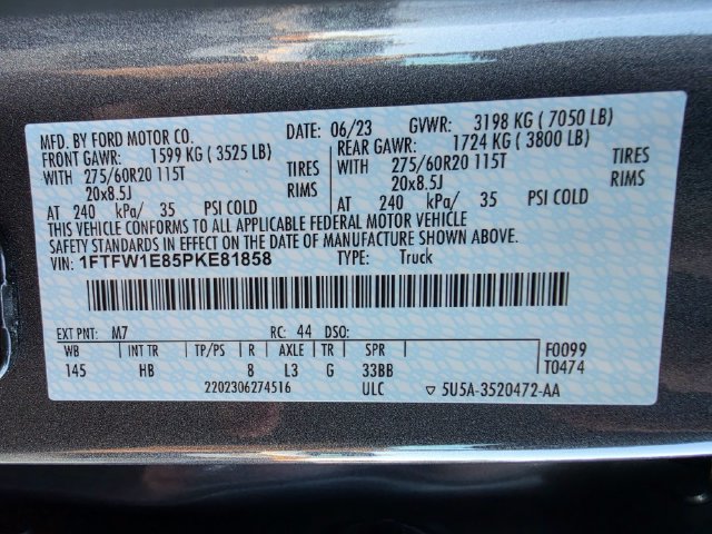 Used 2023 Ford F150 Lariat w/ Equipment Group 502A High AWD/4WD image 32