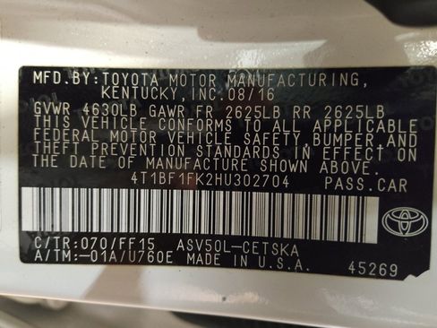 Used 2017 Toyota Camry FWD image 33