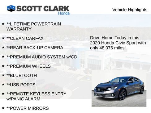 Used 2020 Honda Civic Sport image 11