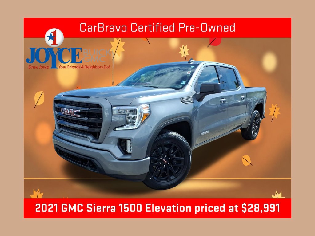 Certified 2021 GMC Sierra 1500 Elevation AWD/4WD 360° Tour