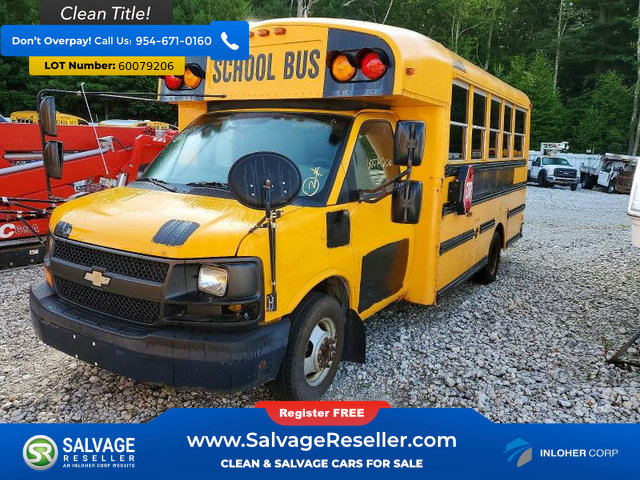 Used 2011 Chevrolet Express 3500 Extended w/ School Bus Package RWD image 3