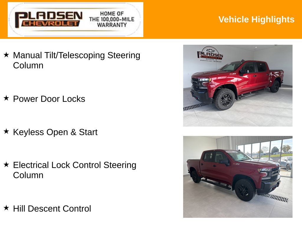 Used 2021 Chevrolet Silverado 1500 LT Trail Boss AWD/4WD image 26