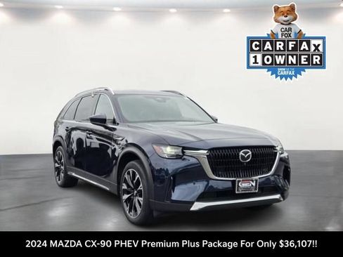 Used 2024 MAZDA CX-90 Plug-In Hybrid w/ Premium Plus AWD/4WD image 1